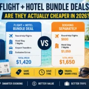 Travel deal comparison for 2026
