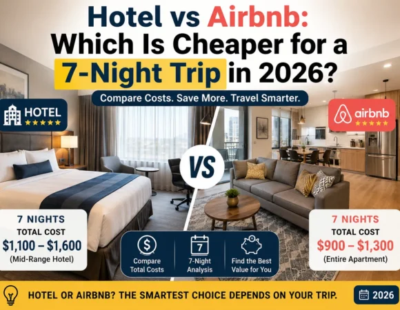 Hotel vs Airbnb: Which Is Cheaper for a 7-Night Trip in 2026?