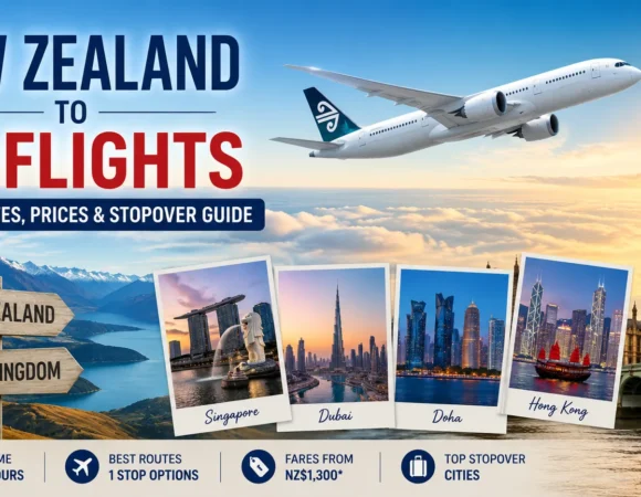 New Zealand to UK Flights: Best Routes, Prices & Stopover Guide