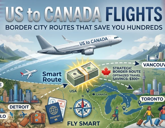 US to Canada Flights: Border City Routes That Save You Hundreds 