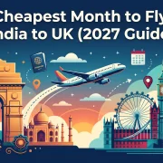 cheapest month to fly from India to the UK