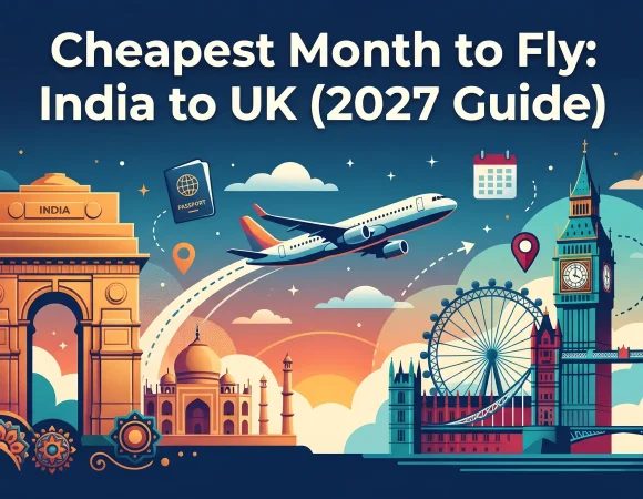 Cheapest Month to Fly from India to the UK (2027 Guide)
