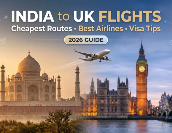 India to UK Flights: Cheapest Routes, Best Airlines & Visa Tips 2026